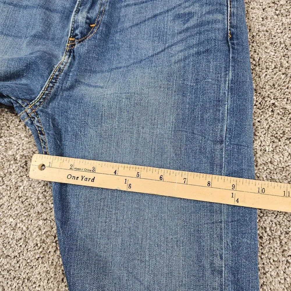 Levis 510 Jeans Mens 31x31 Slim Tapered Skinny Distressed Stretch Work Skate